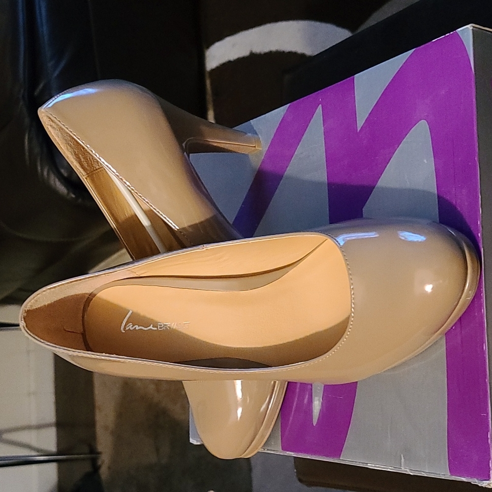 Lane Bryant, Taupe pumps, size 12w